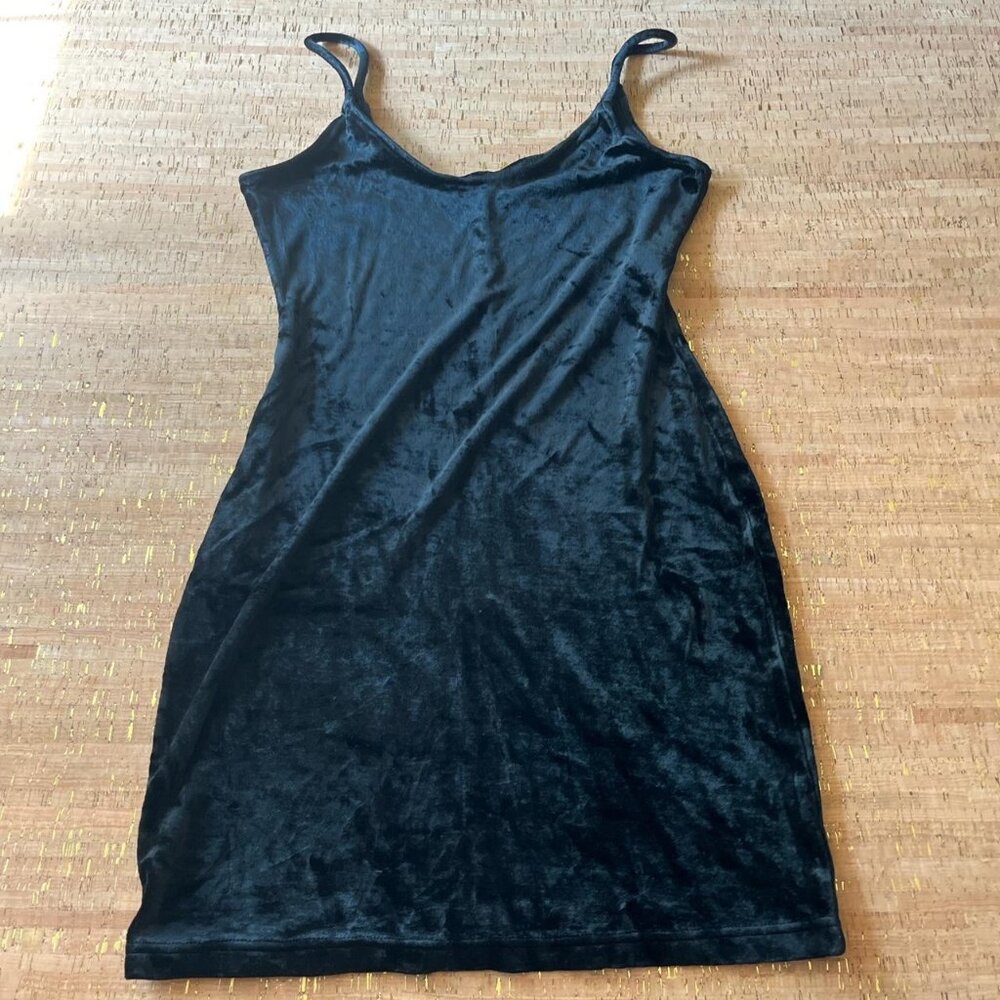 The most beautiful vintage velvet texture dress.